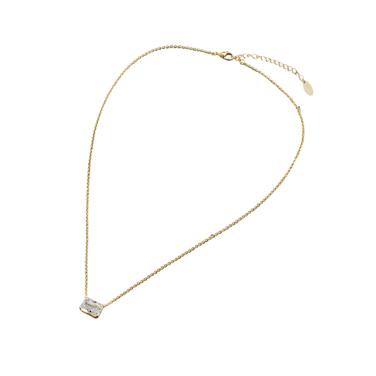 EAST WEST RADIANT PENDANT NECKLACE (العقد)