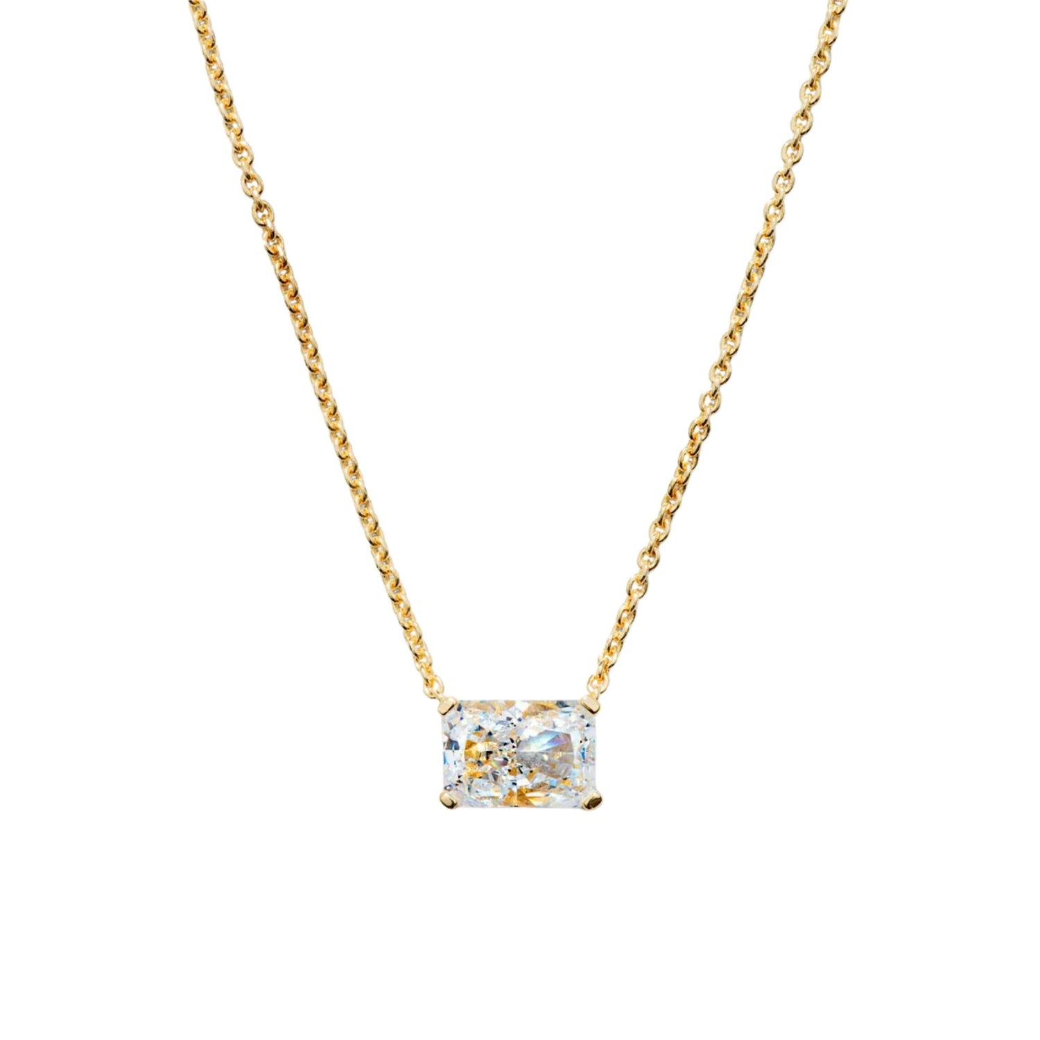 EAST WEST RADIANT PENDANT NECKLACE (العقد)