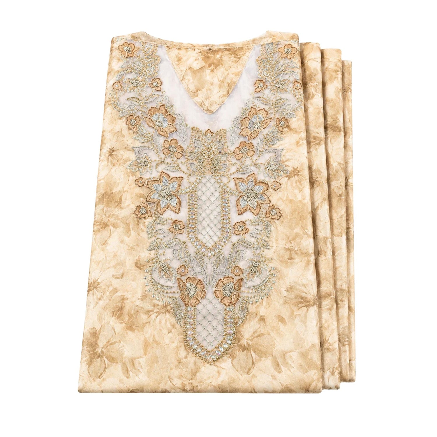 EMBROIDERED TWO-PIECE SET “SCHEHERAZADE BLOOM”
