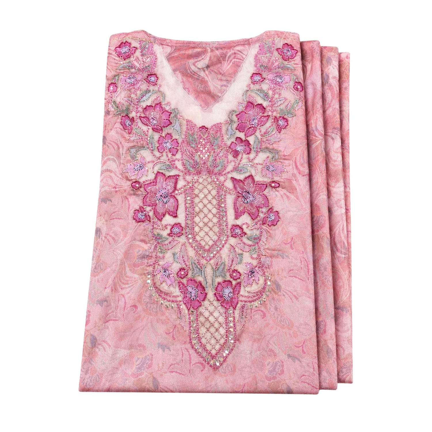 EMBROIDERED TWO-PIECE SET “SCHEHERAZADE BLOOM”