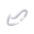 ENAMEL WAVE RING / TOP STACKER (الخاتم)