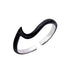 ENAMEL WAVE RING / TOP STACKER (الخاتم)