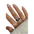 ENAMEL WAVE RING / TOP STACKER (الخاتم)