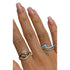 ENAMEL WAVE RING / TOP STACKER (الخاتم)