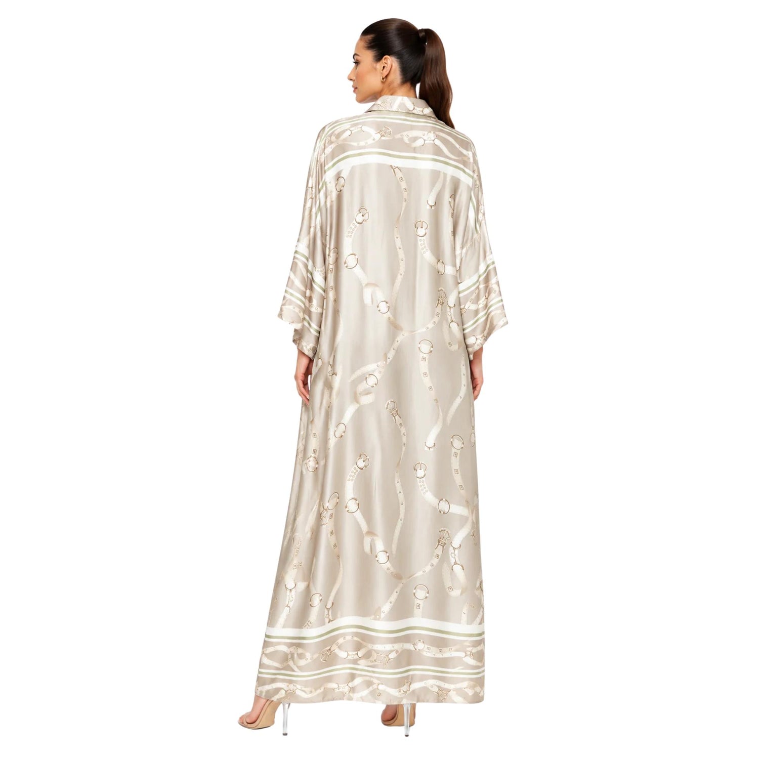 FLOW MAXI DRESS فستان “SADDLE CHAIN”