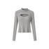FRONT CUT OUT LONG SLEEVE TOP (فستان)"FINA"