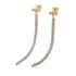 GEOMETRIC BAR LUXURY DROP STUD EARRINGS (الأقراط)
