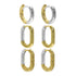 GEOMETRIC CIRCULAR TEXTURE  EARRINGS (الأقراط)