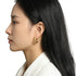 GEOMETRIC MULTI-LAYERED CIRCLE EARRINGS (الأقراط)