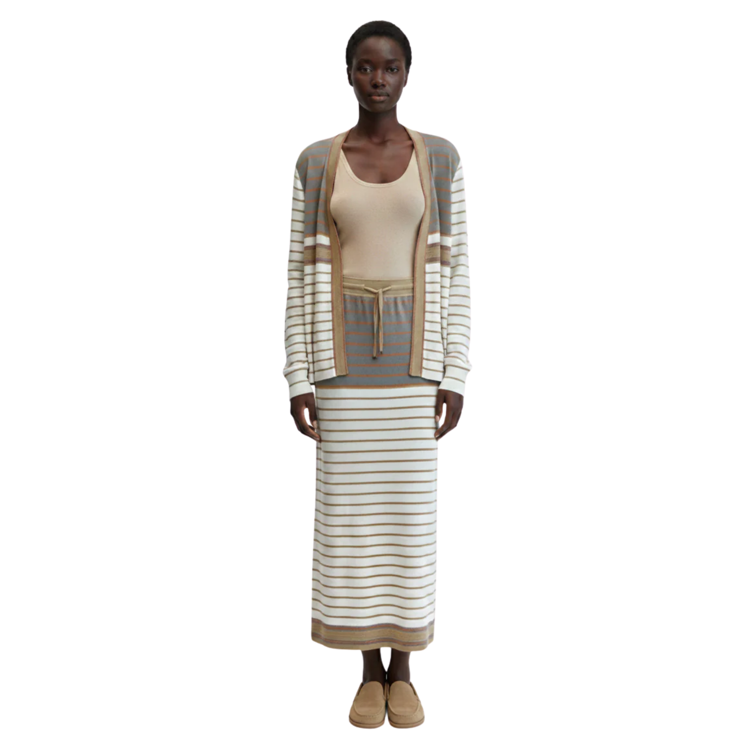 GONNA SORBONNE STRIPES SKIRT( التنورة)