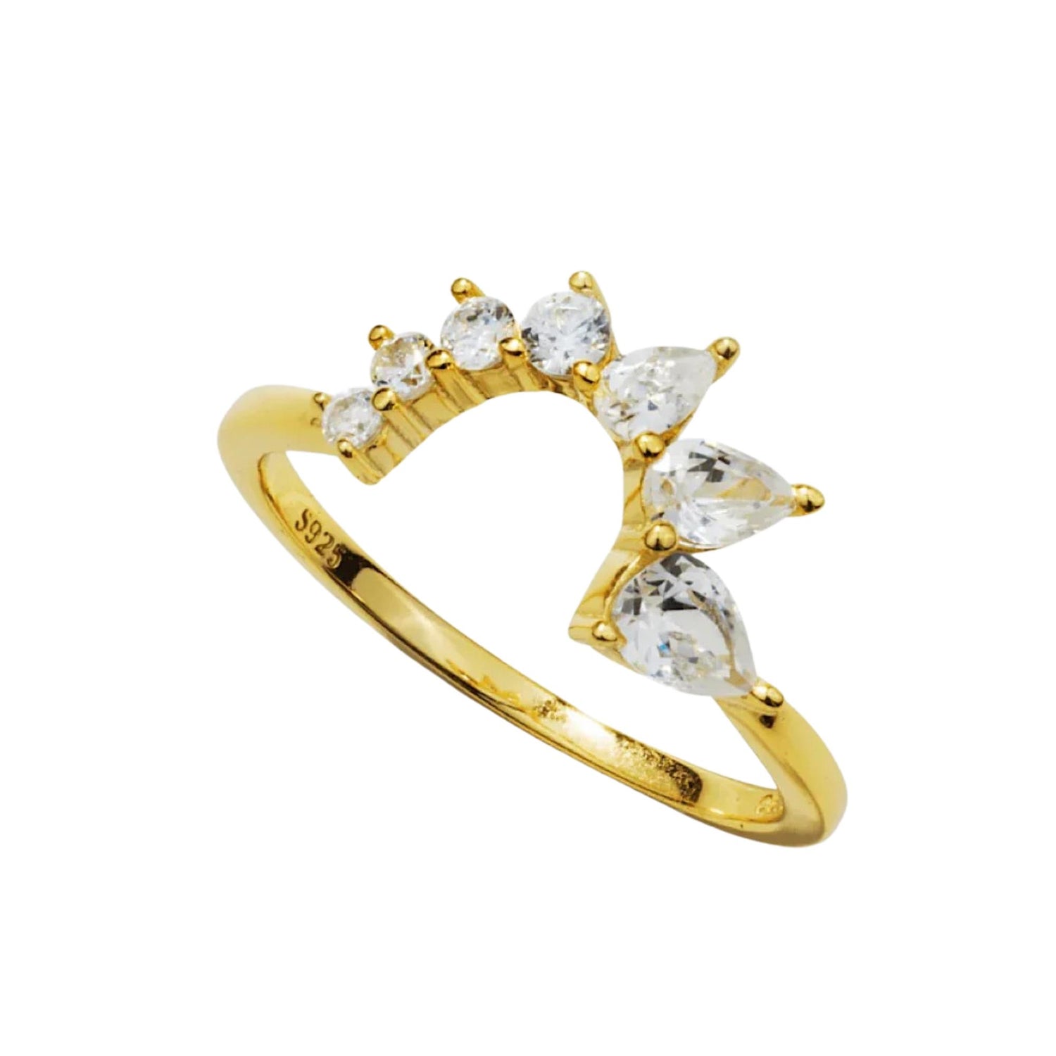 GRADUATED PEAR / STACKING RING (الخاتم)