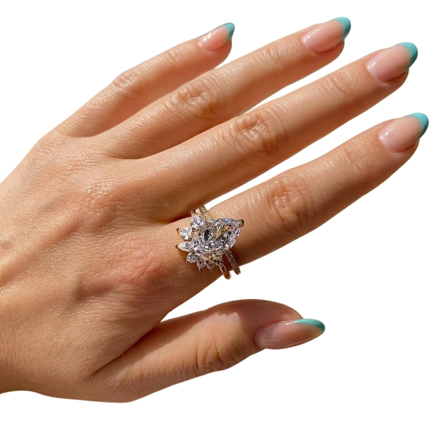 GRADUATED PEAR / STACKING RING (الخاتم)