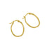 HAMMER GRAIN IRREGULAR ROUND EARRINGS (الأقراط)
