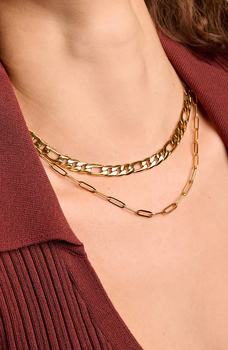 CHAIN LINK CHOKER NECKLACE (العقد)