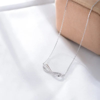 ZIRCON INFINITY NECKLACE (العقد)
