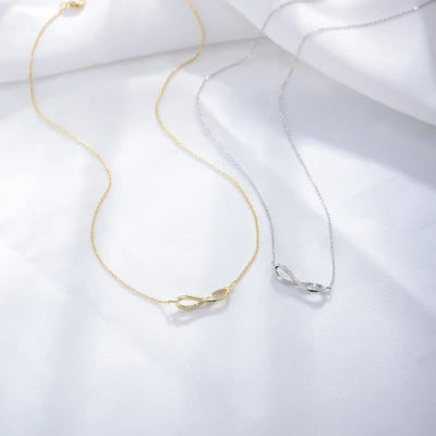 ZIRCON INFINITY NECKLACE (العقد)