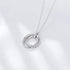 COUPLE DOUBLE CIRCLES CHAIN NECKLACE (العقد)