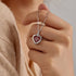 HEART PENDANT 8A ZIRCON NECKLACE (العقد)
