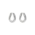 IRREGULAR CIRCLE BUCKLE EARRINGS (الأقراط)