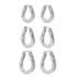 IRREGULAR CIRCLE BUCKLE EARRINGS (الأقراط)