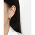 IRREGULAR CIRCLE BUCKLE EARRINGS (الأقراط)