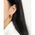 GEOMETRIC MULTI-LAYERED CIRCLE EARRINGS (الأقراط)