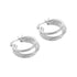 GEOMETRIC MULTI-LAYERED CIRCLE EARRINGS (الأقراط)