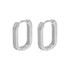 OVAL BUCKLE EARRINGS (الأقراط)
