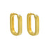 OVAL BUCKLE EARRINGS (الأقراط)