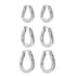 IRREGULAR CIRCLE BUCKLE EARRINGS (الأقراط)