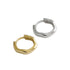 IRREGULAR WAVY EAR BUCKLE EARRINGS (الأقراط)