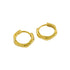 IRREGULAR WAVY EAR BUCKLE EARRINGS (الأقراط)