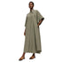 KIMONO-SLEEVE SHIRT DRESS فستان “CASSIA”