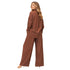 LINEN MIX EASE CO-ORD SET  زوج (SHIRT & PANTS قميص وبنطلون) “ALTHEA"