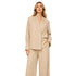 LINEN WRAP BLOUSE قميص “MOONSTONE"