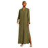 LINEN WRAP MAXI DRESS (فستان) “DUNE”