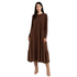 LONG SLEEVE KNITED MAXI DRESS (فستان) "PIA"