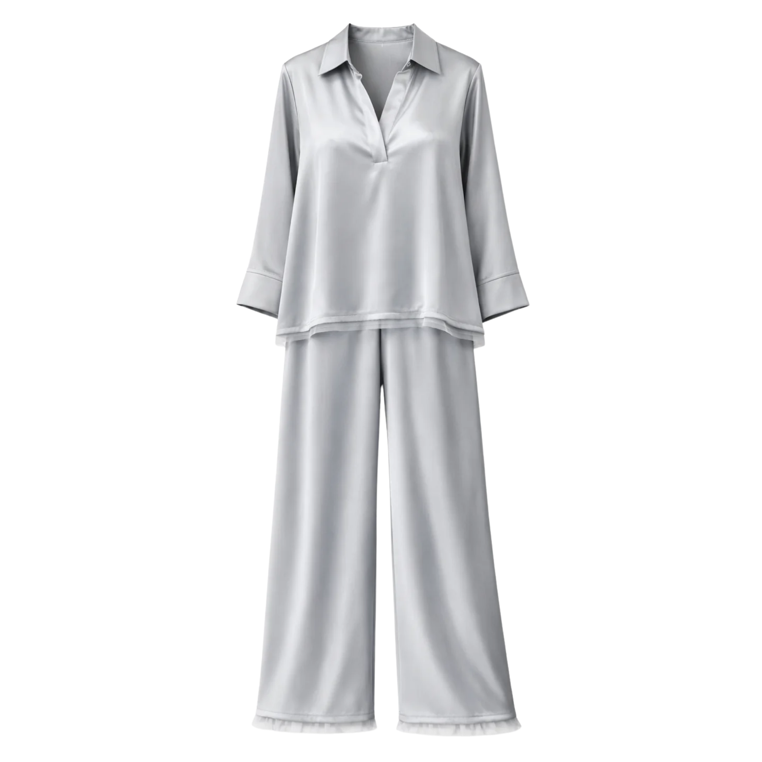 LOOSE FIT 2PC SET زوج (SHIRT & PANTS قميص وبنطلون) “MAITHA"