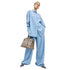 LOOSE FIT CHECKED 2PC SET  زوج (SHIRT & PANTS قميص وبنطلون) “JANE AUSTEN"