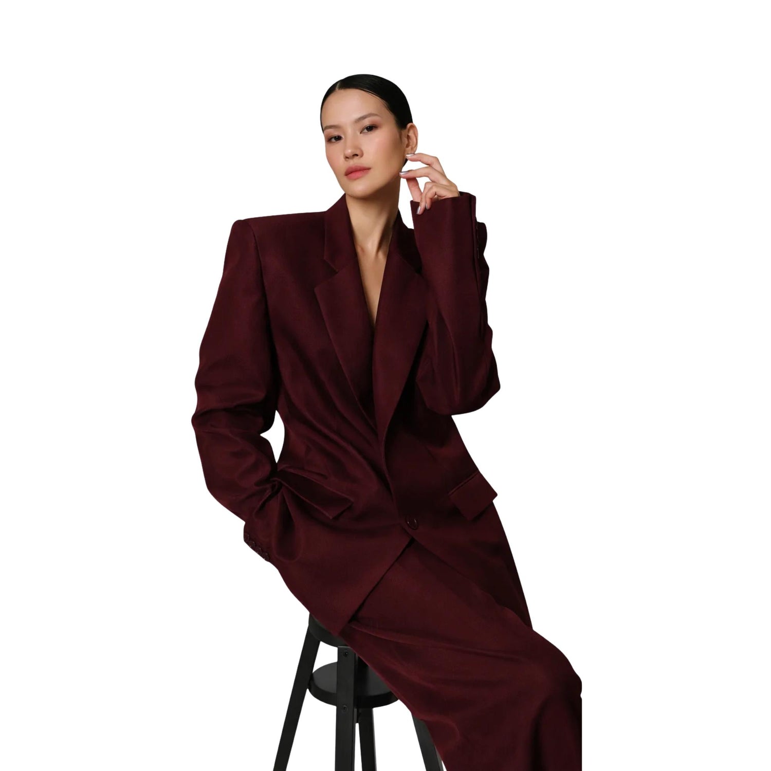 LOOSE FIT SUIT SET (BLAZER & TROUSERS)