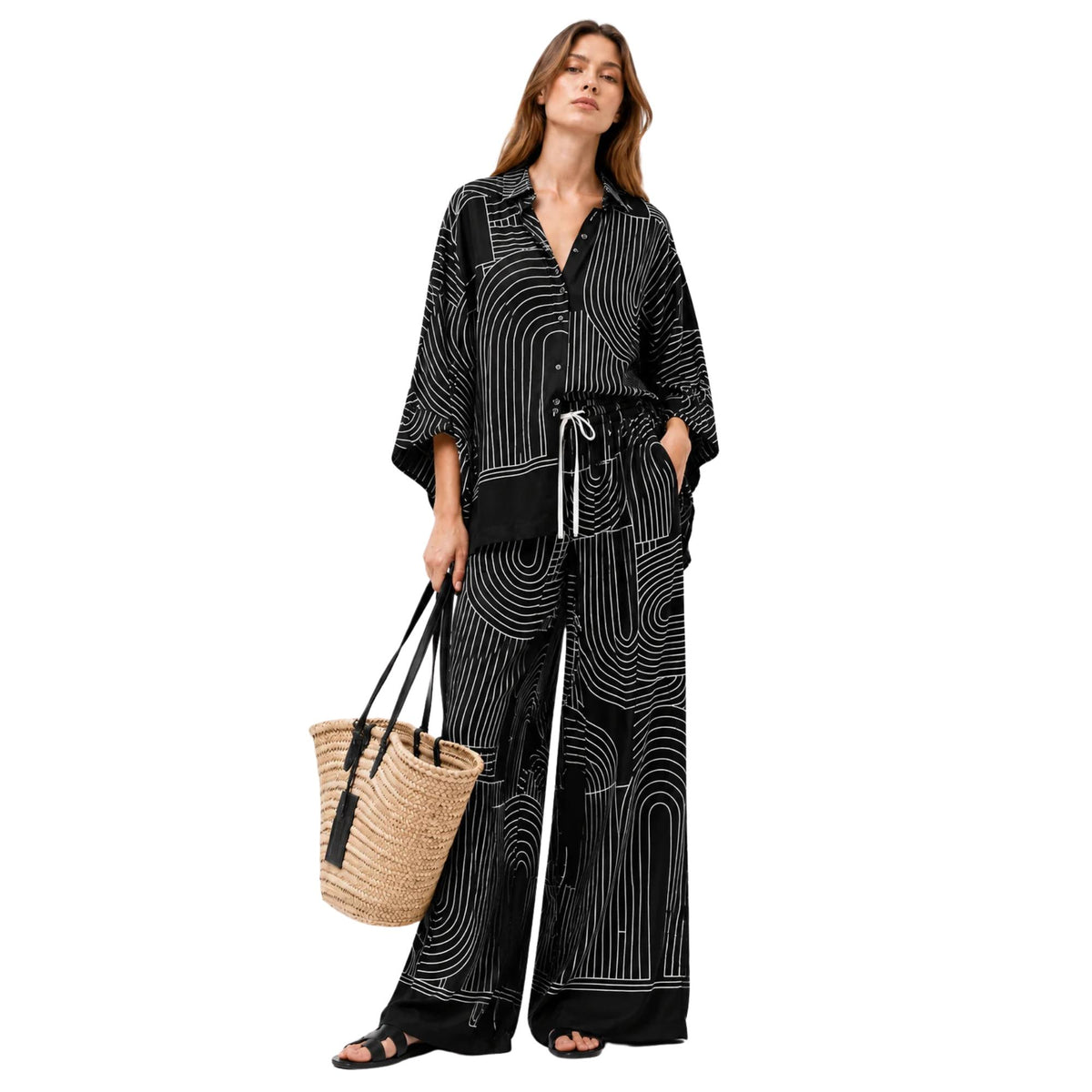 MAZE LINE LOUNGE TWO-PIECE SET  زوج “STORY”
