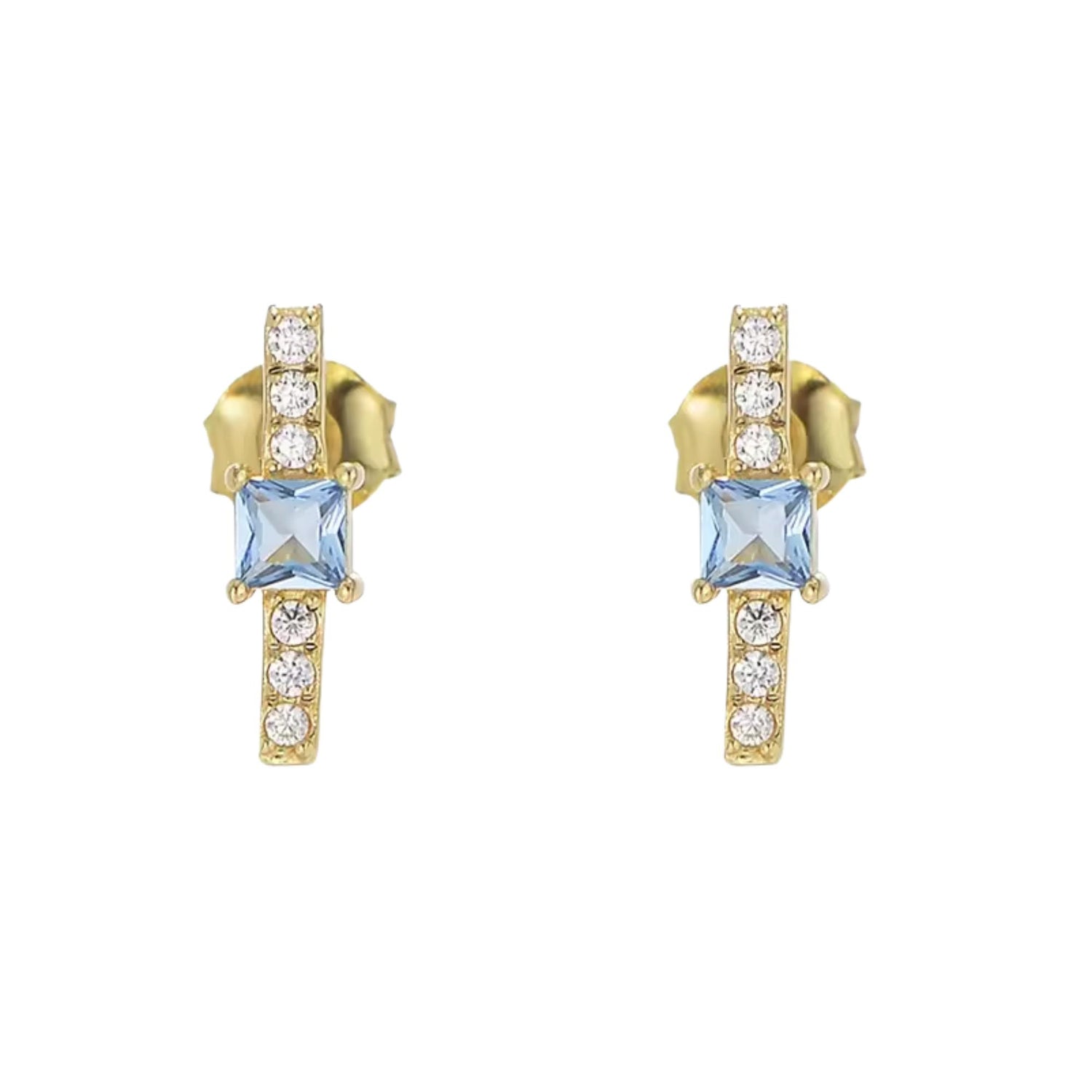 MINIMALISTIC COLORFUL BARS STUD EARRINGS (الأقراط)