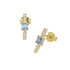 MINIMALISTIC COLORFUL BARS STUD EARRINGS (الأقراط)