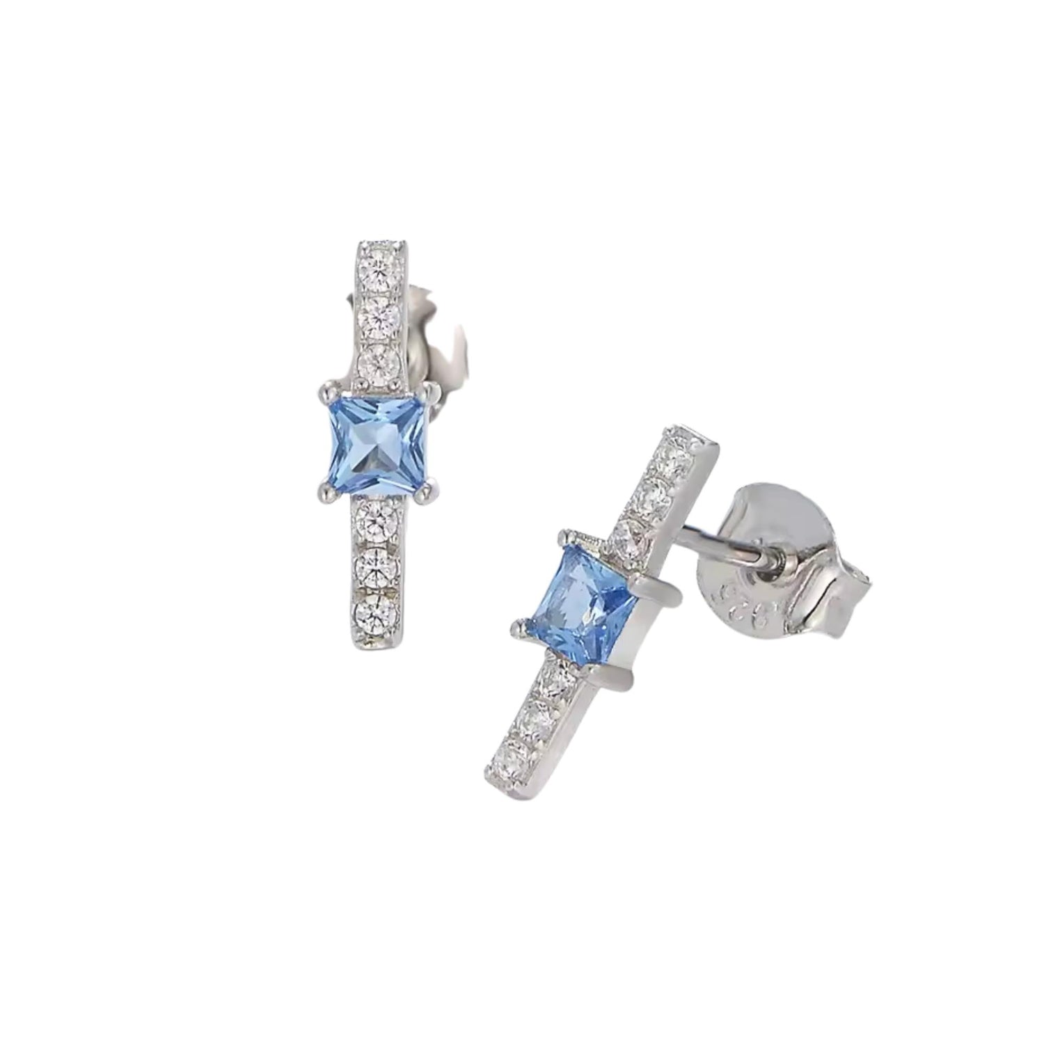 MINIMALISTIC COLORFUL BARS STUD EARRINGS (الأقراط)