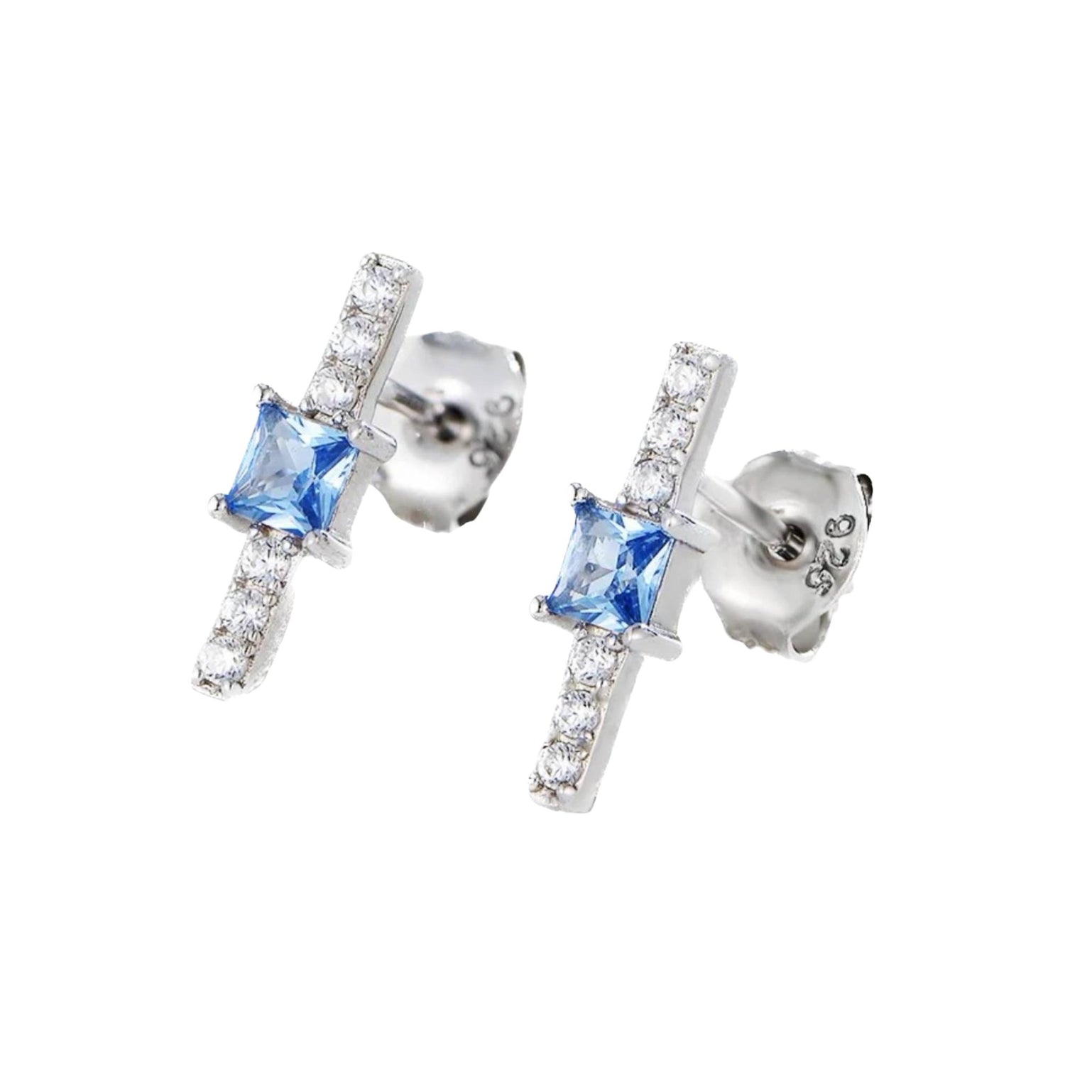 MINIMALISTIC COLORFUL BARS STUD EARRINGS (الأقراط)