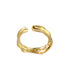 ONE SIZE OPEN TEXTURE RING (الخاتم)