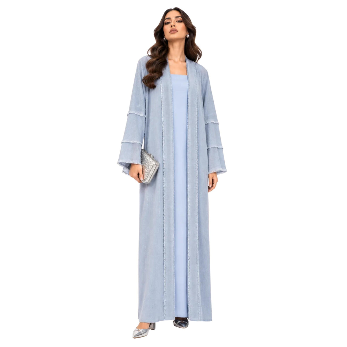 OPEN FRONT ABAYA (عباية) ”STRAWBERRY”