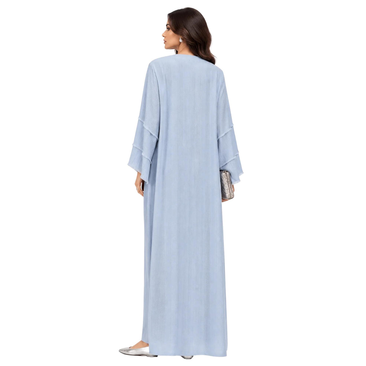 OPEN FRONT ABAYA (عباية) ”STRAWBERRY”