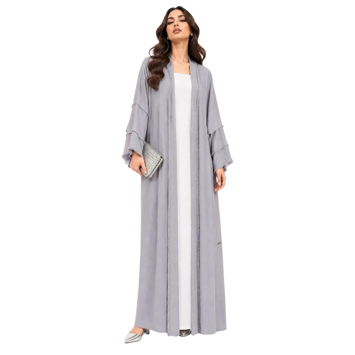 OPEN FRONT ABAYA (عباية) ”STRAWBERRY”