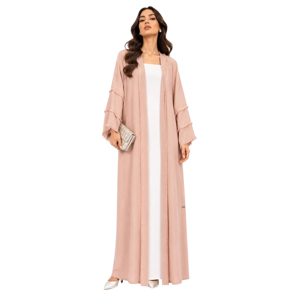 OPEN FRONT ABAYA (عباية) ”STRAWBERRY”